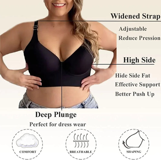 Curvee™ DEEP CUP BRA HIDE BACK FAT WITH SHAPEWEAR INCORPORATED - (BUY 1 GET 1 FREE）(2 PACK)